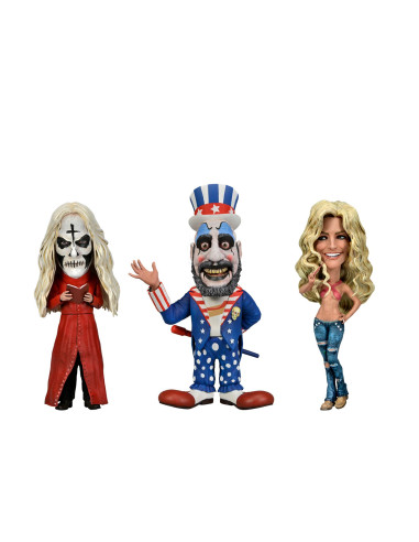 Figura neca big head 3 stylized set little house of 1000 corpses