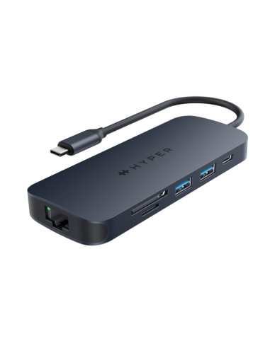 Hub hyper drive ecosmart gen.2 universal usb - c® 8 - in - 1 140 w pd3.1