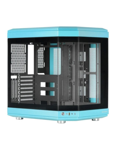 Caja ordenador mars gaming mc - 3t atx cristal templado azul