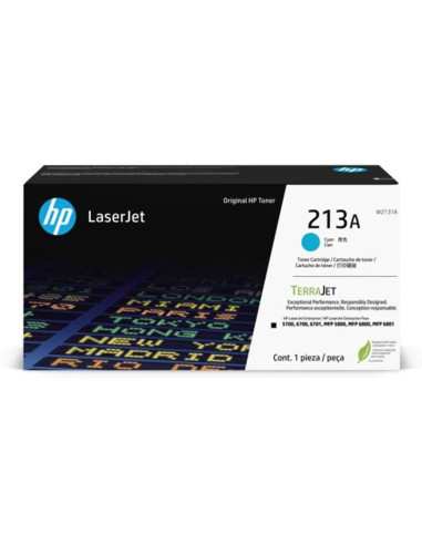 Toner hp laserjet 213a cian