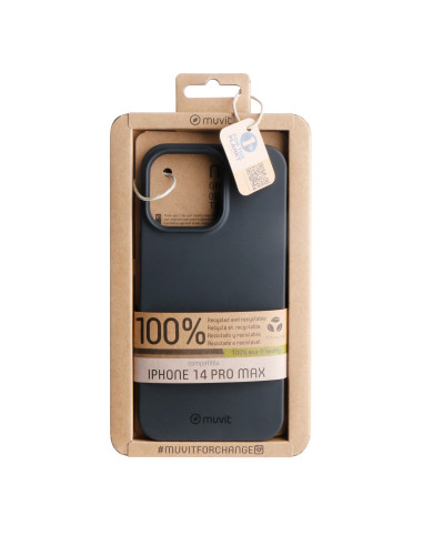 Funda muvit recycletek para apple iphone 14 pro max negra