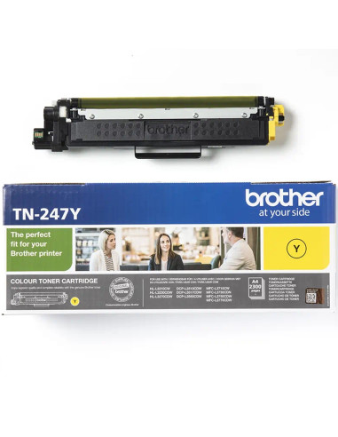 Toner brother tn247y amarillo 2300 páginas