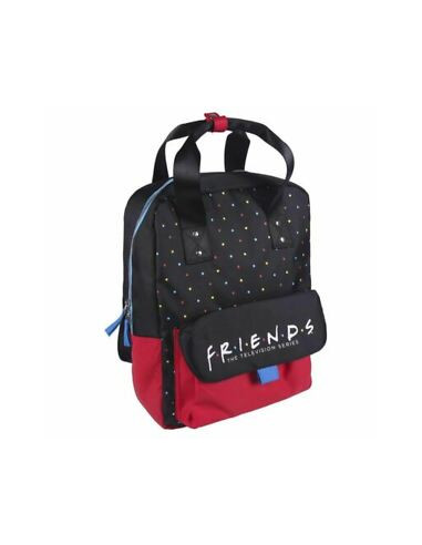 Mochila casual cerdá series tv friends multicolor 38 cm