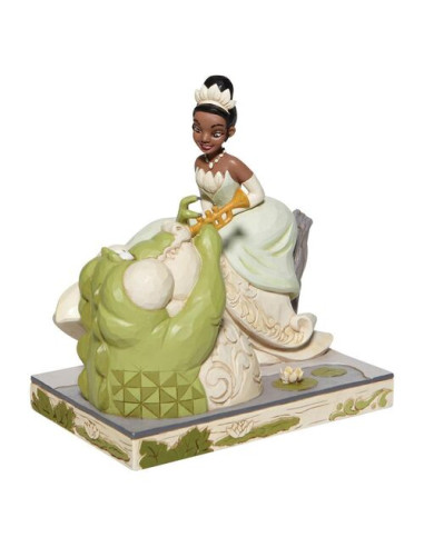 Figura enesco disney la princesa tiana y el sapo tiana con cocodrilo