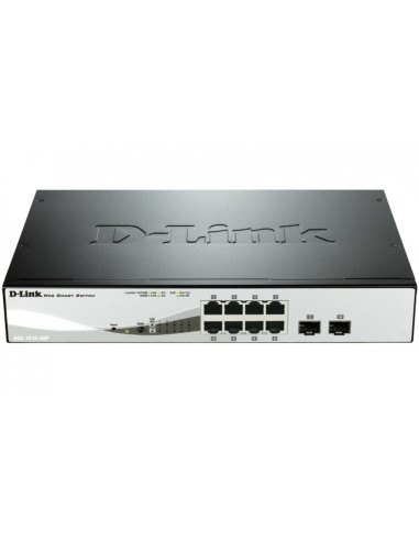 Switch d - link 8 puertos gigabit ethernet 10 - 100 - 1000 poe layer2 smartiii