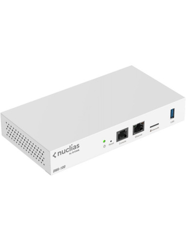 Hub d - link dnh - 100 nuclias connect inalambrico 1 puerto gigbabit ethernet 10 - 100 - 1000 1 puerto de consola 1 usb 1 micro