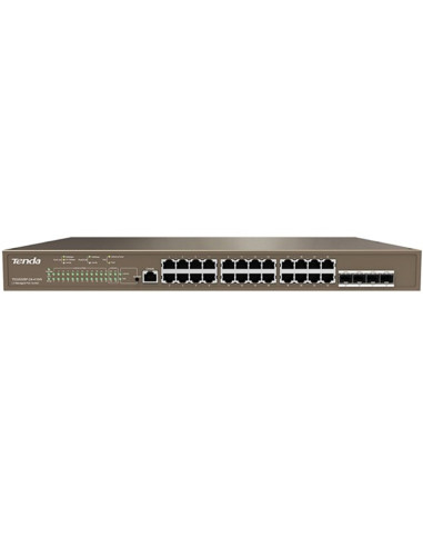 Switch 24 puertos gigabit ethernet 10 - 100 - 1000 tenda