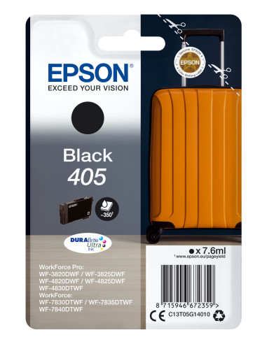 Cartucho tinta epson c13t05g14010 singlepack negro 405 durabrite ultra ink