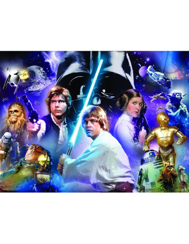 Puzle lenticular prime 3d 500 piezas star wars personajes