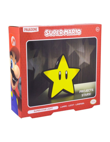 Lampara paladone super mario super estrella 25 cm