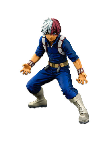 Figura banpresto my hero academia shoto todoroki wfc super master stars piece two dimensions