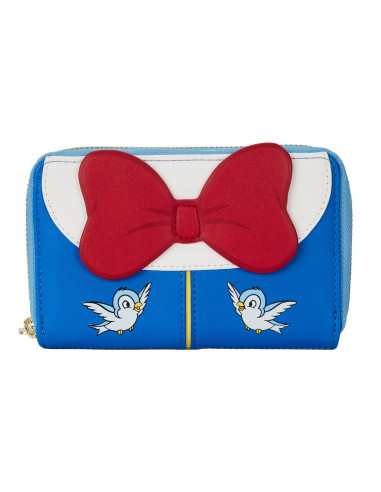 Cartera loungefly disney blancanieves cosplay bow zip around wallet