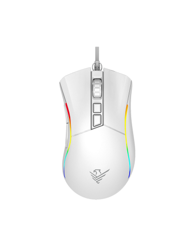 Ratón phoenix gaming void 12000 dpi de alto rendimiento blanco rgb usb configurable