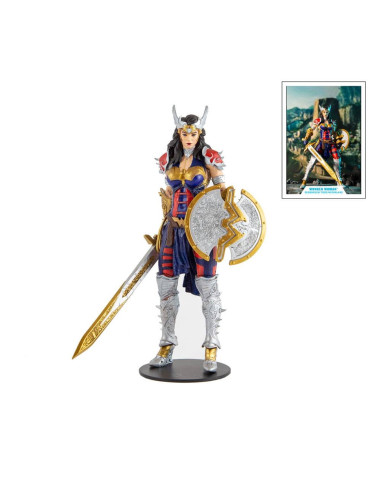 Figura mcfarlane toys dc multiverse wonder woman diseñada por todd mcfarlane