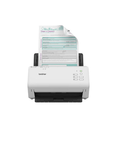 Escaner sobremesa brother ads - 4300n -  80ppm -  duplex automatico -  usb 3.0 -  usb 2.0 -  adf 80 hojas