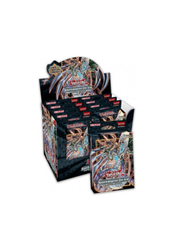 Caja de sobres de cartas yu - gi - oh cyber strike unlimited reprint 8 sobres inglés