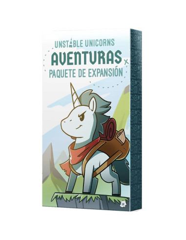 Juego de mesa unstable unicorns aventuras pegi 8