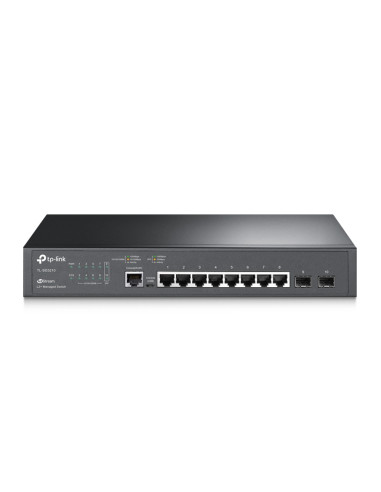 Switch 11 puertos tp - link tl - sg3210 8 puertos 10 - 100 - 1000 2 puertos sfp 1 puerto para consola