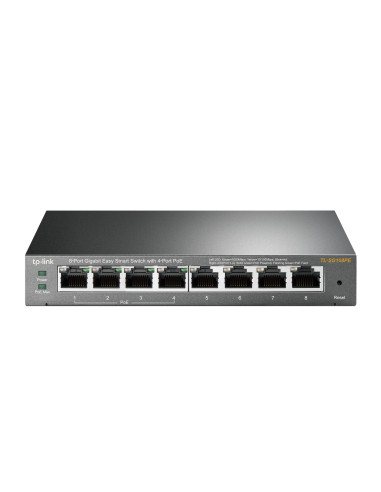 Switch 8 puertos tp - link tl - sg108pe easy smart 10 - 100 - 1000 4 puertos poe