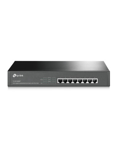 Switch 8 puertos tp - link tl - sg1008mp 10 - 100 - 1000 poe+