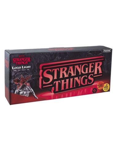 Lampara paladone stranger things shaped logo light