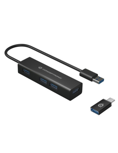 Hub usb 3.0 conceptronic hubbies06b 4 puertos