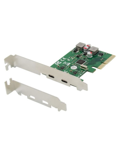 Tarjeta conceptronic pci express 4x 2 puertos usb 3.2 gen2 tipo c autoalimentada