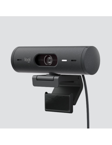 Webcam logitech brio 500 grafito full hd -  usb tipo c