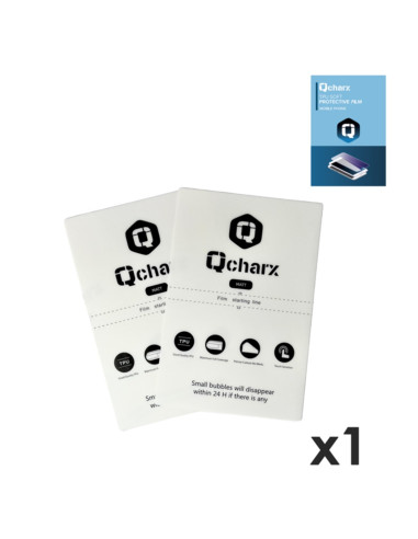 Laminas de proteccion frontales qcharx hidrogel mate anti huellas  para qx1 1 unidad