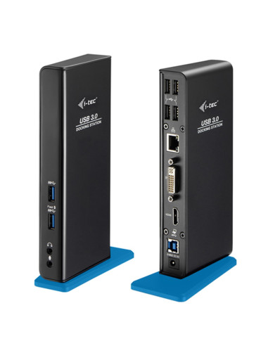 Docking station universal i - tec usb 3.0 2x full hd+ para ordenador portatil compatible con windows macos linux android