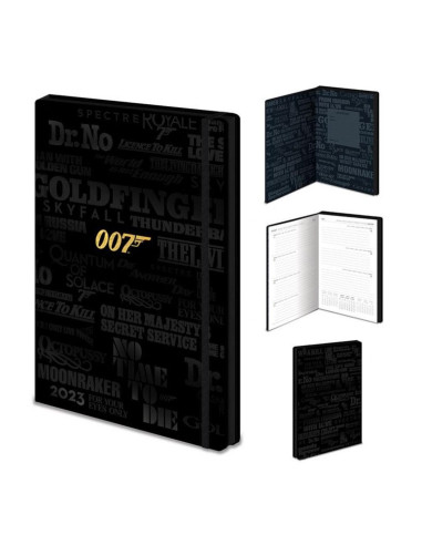 Diario 2023 pyramid james bond 007