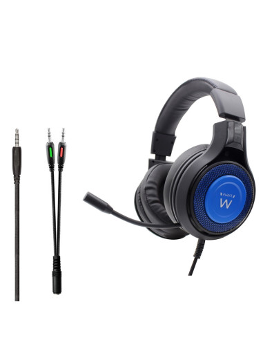 Auriculares para gaming ewent pl3322 con microfono pc & consola