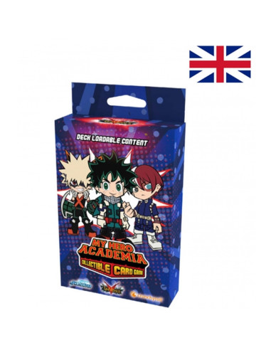 Juego de cartas my hero academia deck loadable content league of villans