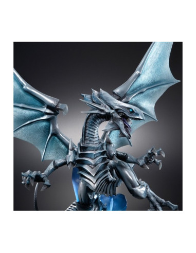 Figura megahouse yu - gi - oh! duel monsters art works monsters blue eyes white dragon holographic edition