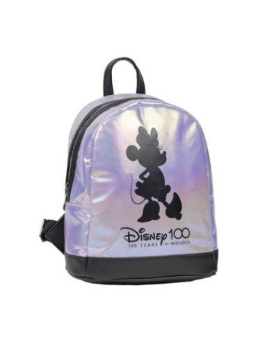 Mochila casual moda iridiscente disney 100