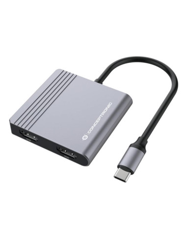 Hub usb tipo c conceptronic donn13g 2 x hdmi - 1 x usb 3.0 - 1 x usb tipo c