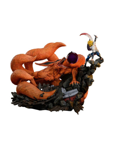 Figura naruto shippuden estatua 1 - 8 battle of destiny minato namikaze vs kurama