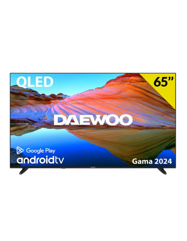 Tv daewoo 65pulgadas qled 4k uhd - 65dm73qa1 - android tv