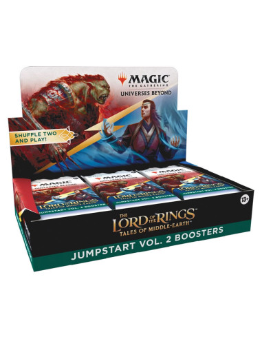 Caja de cartas  magic the gathering lord of the rings tales of middle - earth jumpstart vol. 2 inglés