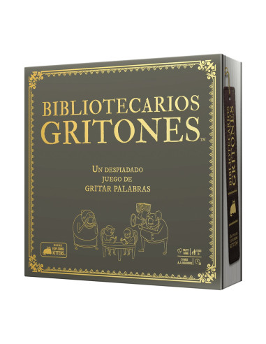 Juego de mesa bibliotecarios gritones edad recomendada 7 años