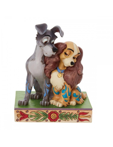 Figura enesco disney la dama y el vagabundo