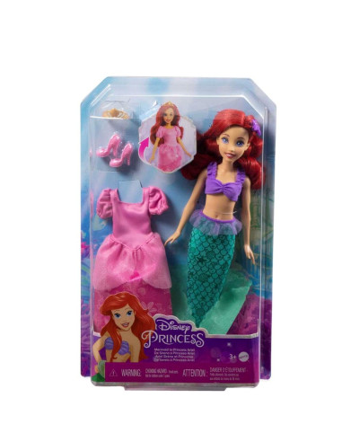 Muñeca mattel princesa diseny ariel de sirena