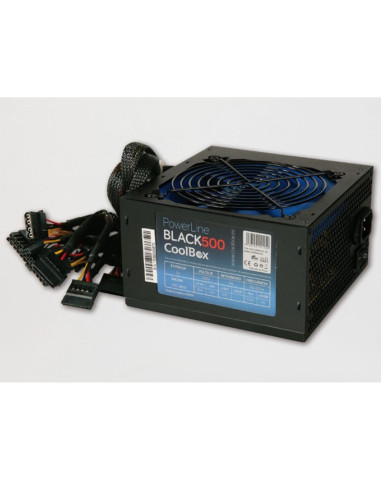 Fuente de alimentacion coolbox powerline black - 500 atx 500w