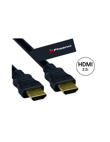 Cable hdmi a - a  awg 24 clase 2.0  de 3 m