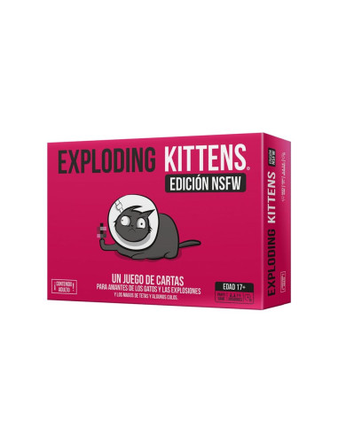 Juego de mesa asmodee exploding kittens nsfw pegi 18