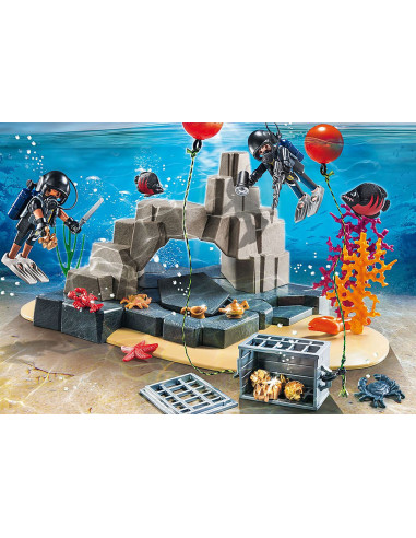 Playmobil fuerzas especiales superset unidad de buceo