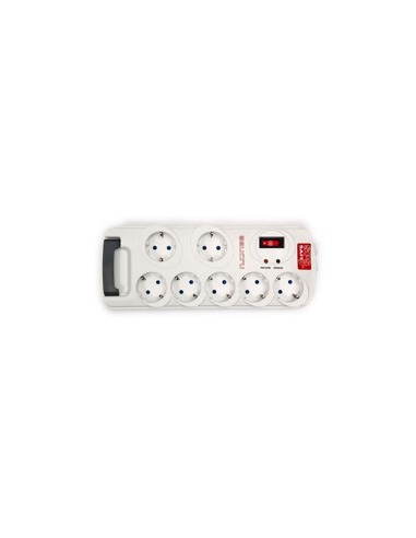 Regleta salicru sps.safe 7 7 tomas schuko proteccion infantil interruptor luminoso