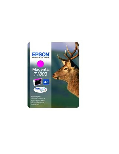 Cartucho tinta epson t1303 magenta stylus sx525wd - 620fw - b42wd - 525wd - 625fwd -  ciervo