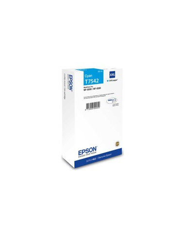 Cartucho tinta epson t754240 cian xxl wf - 8090 - 8590