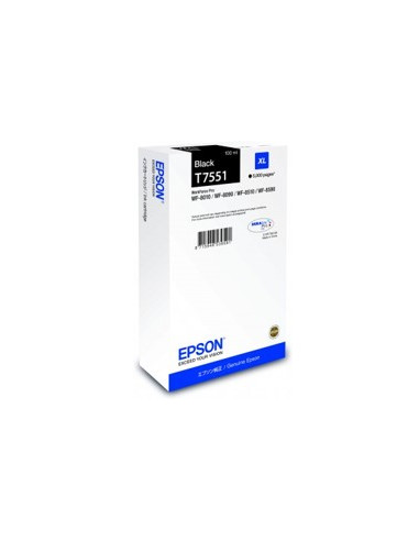 Cartucho tinta epson c13t755140 negro xl 5000 paginas